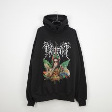 画像1: NISHIMOTO IS THE MOUTH   METAL COLLAGE SWEAT HOODIE (BLACK) (1)