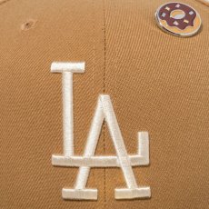 画像7: NEW ERA  59FIFTY MLB Doughnut ドーナツ クーパーズタウン ロサンゼルス・ドジャース ウィート ウォルナットバイザー (ウィート) (7)
