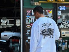 画像7: PORKCHOP GARAGE SUPPLY  PORK BACK L/S TEE (WHITE) (7)