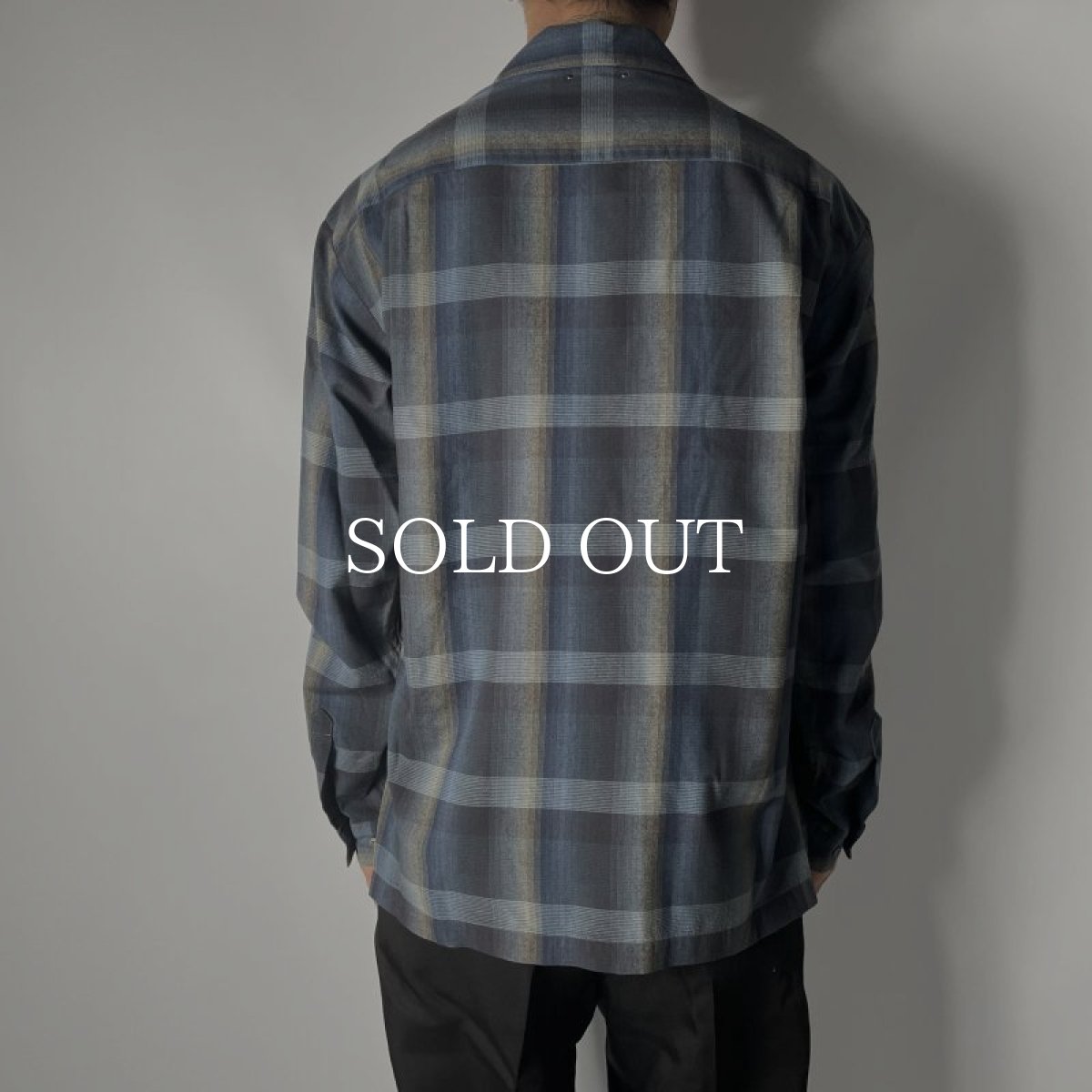 画像8: MINEDENIM  TWN Check Open Collar L/S SH (BPT) (8)