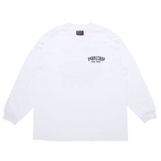 画像1: PORKCHOP GARAGE SUPPLY  PORK BACK L/S TEE (WHITE) (1)