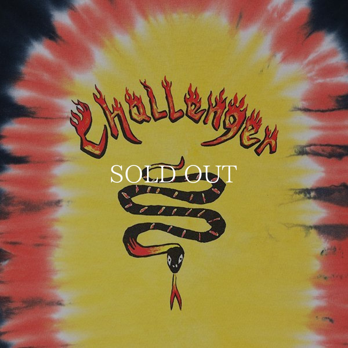 画像2: CHALLENGER  TIE DYE BURNING SNAKE TEE (TIE DYE) (2)