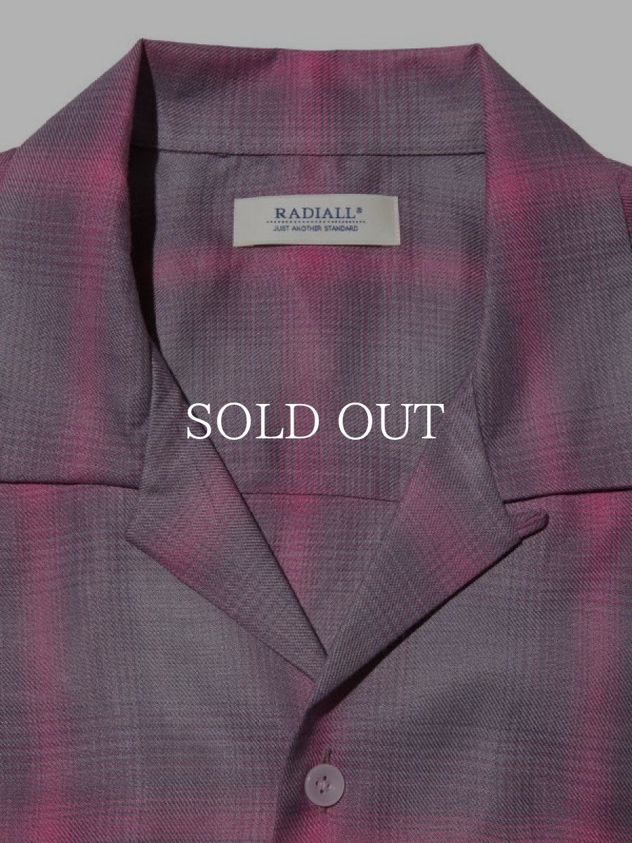 画像3: RADIALL  EASY - OPEN COLLARED SHIRT S/S (Smoke Pink) (3)