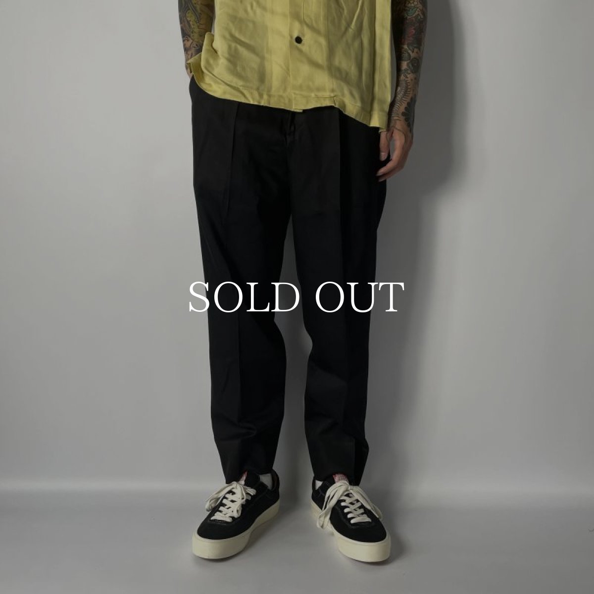 画像5: MINEDENIM  T.Wool Denim Tapered TRS (BLK) (5)