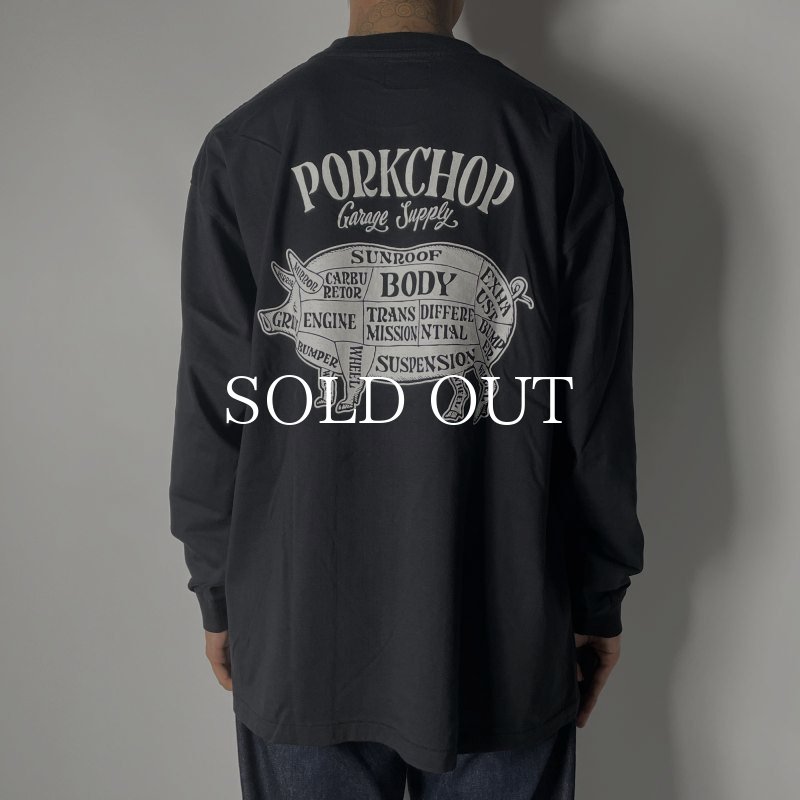 PORKCHOP GARAGE SUPPLY PORK BACK L/S TEE (BLACK) P0255 公式通販