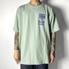 画像4: RADIALL  NICE TIME - CREW NECK T-SHIRT S/S (Sage Green) (4)