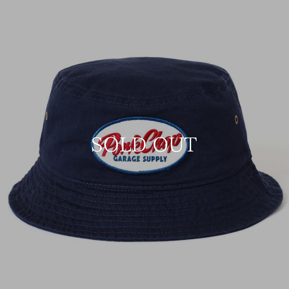 画像1: PORKCHOP GARAGE SUPPLY  OVAL BUCKET HAT (NAVY) (1)