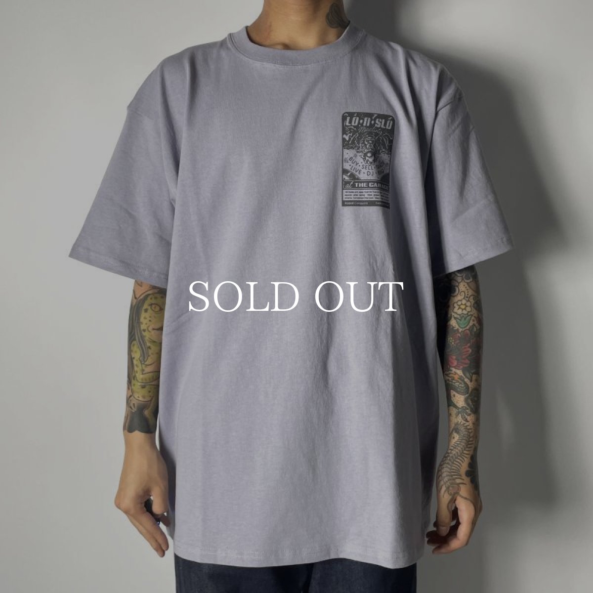 画像4: RADIALL  NICE TIME - CREW NECK T-SHIRT S/S (Purple) (4)