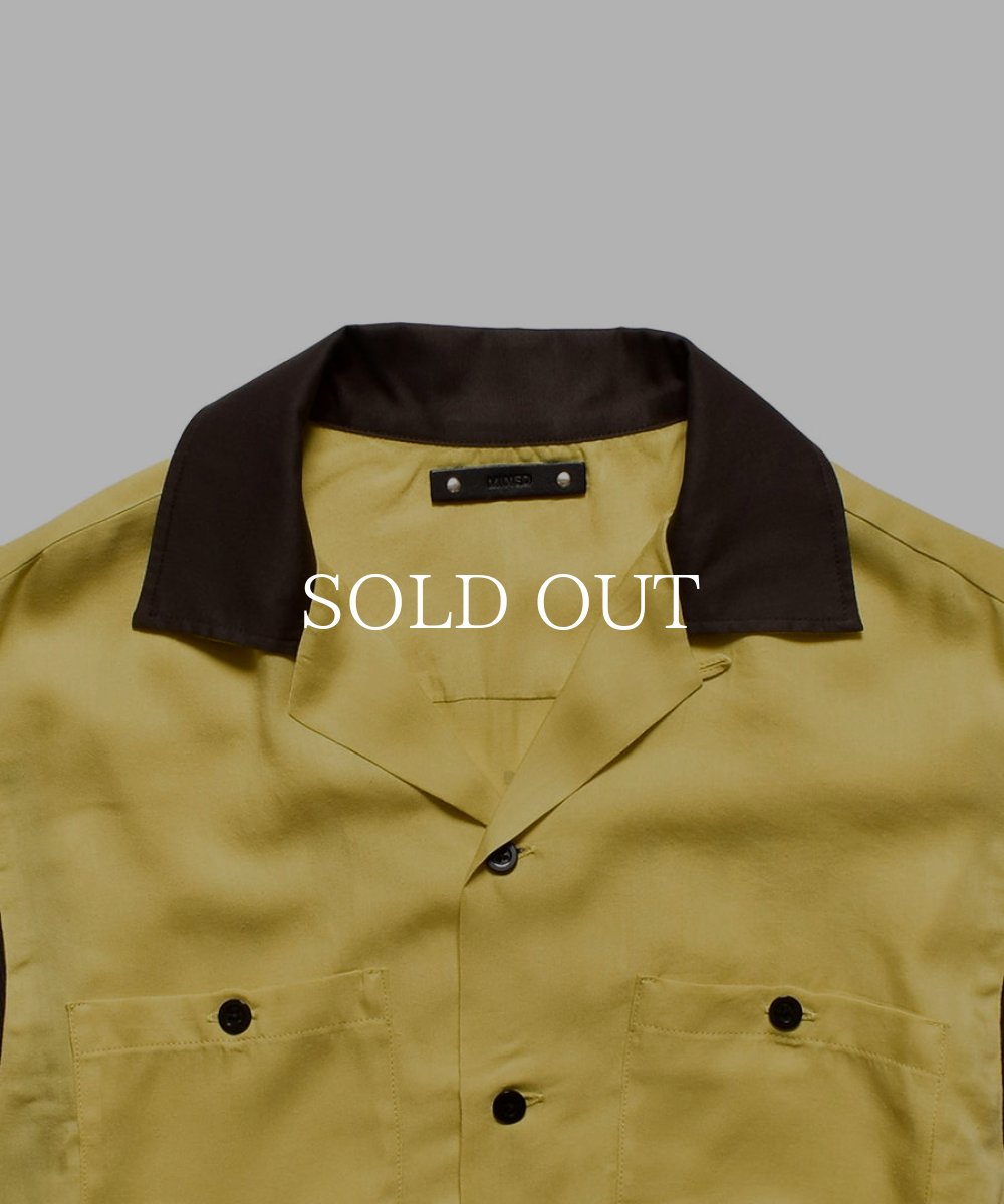 画像3: MINEDENIM  C.U. Denim Milwaukee Rib Arm Bowling SH (YEL) (3)