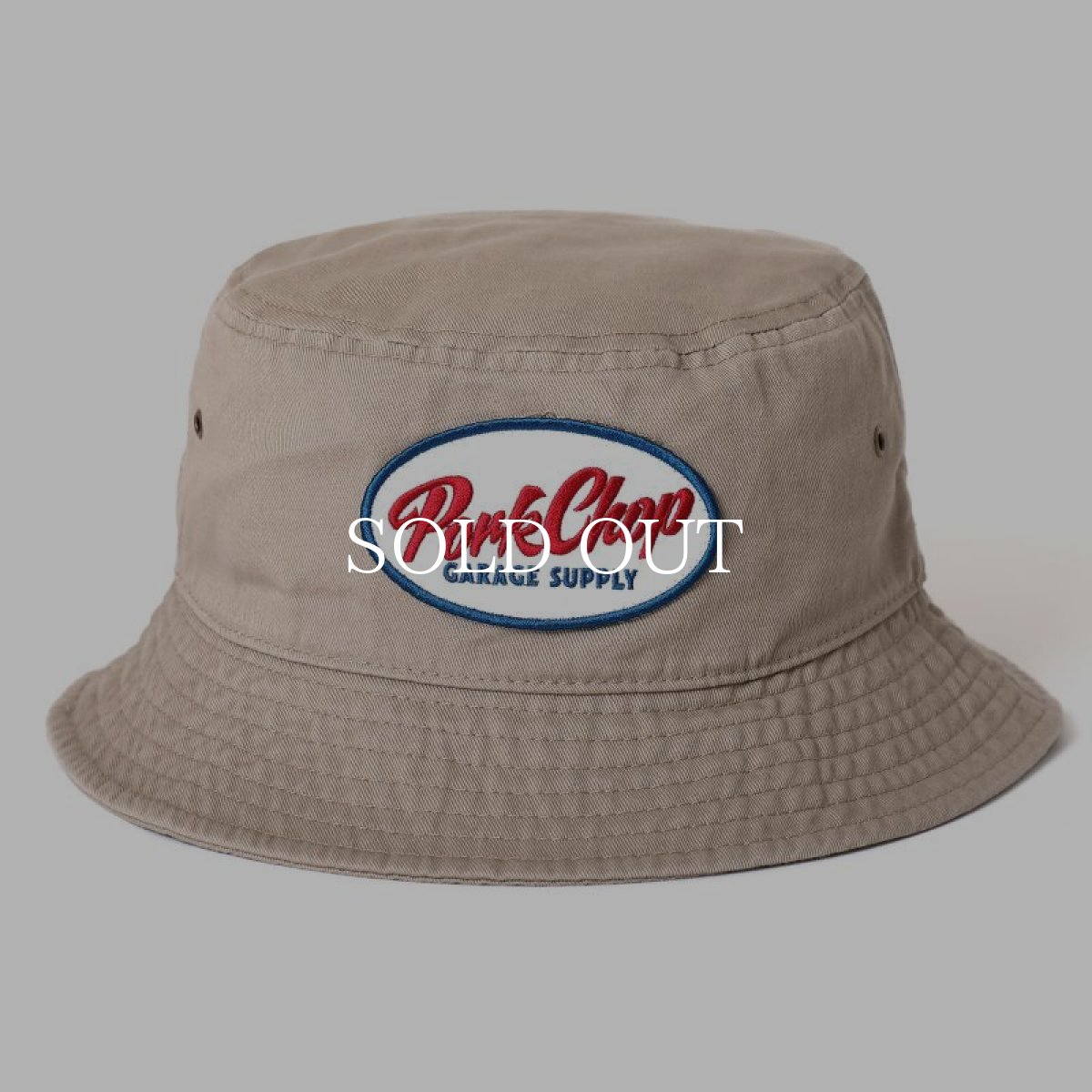 画像1: PORKCHOP GARAGE SUPPLY  OVAL BUCKET HAT (KHAKI) (1)