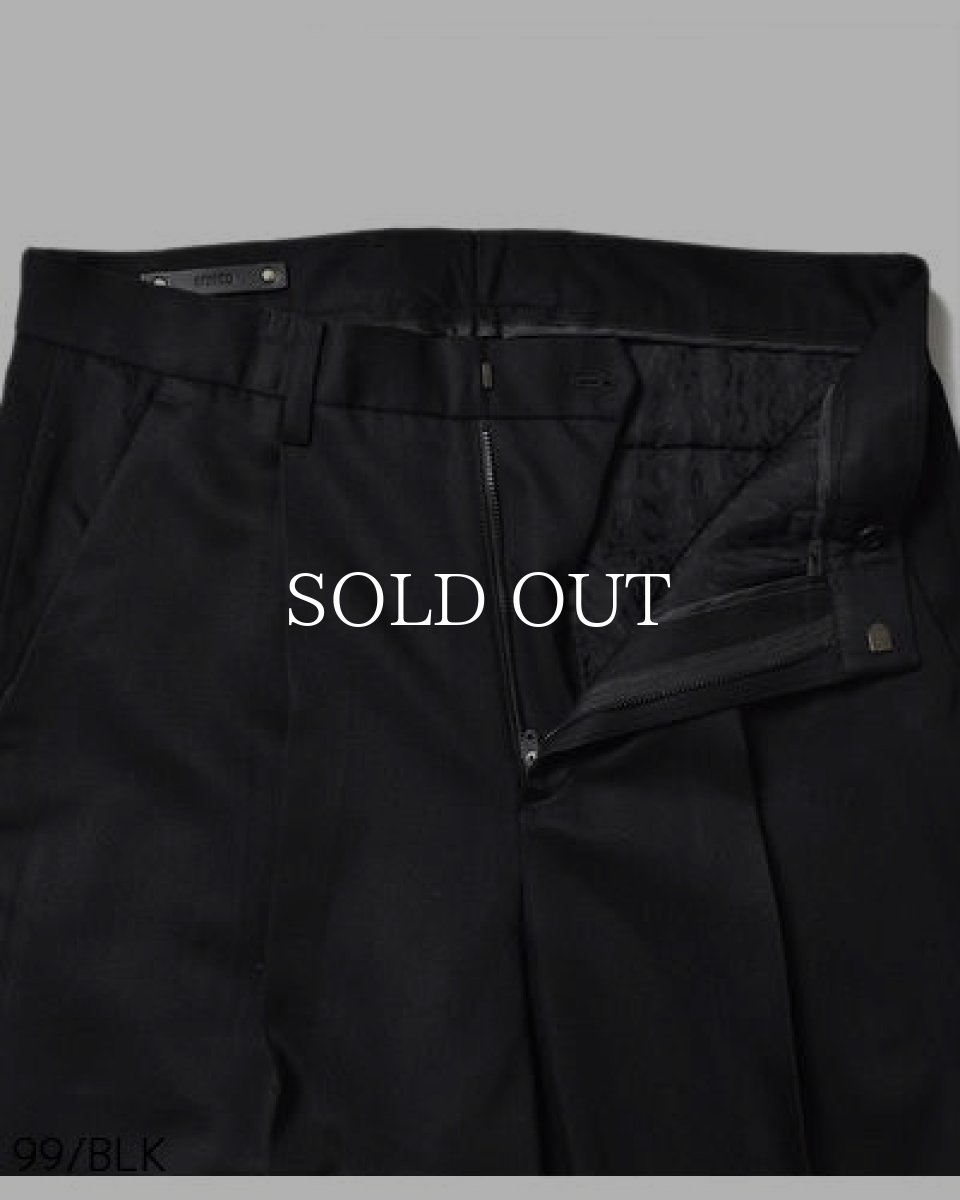 画像2: MINEDENIM  T.Wool Denim Tapered TRS (BLK) (2)