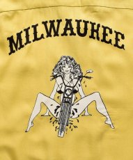画像5: MINEDENIM  C.U. Denim Milwaukee Rib Arm Bowling SH (YEL) (5)