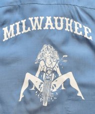 画像5: MINEDENIM  C.U. Denim Milwaukee Rib Arm Bowling SH (LBL) (5)