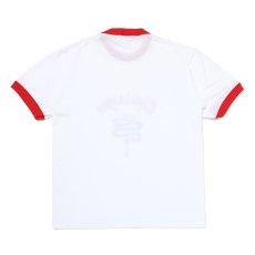 画像2: CHALLENGER  BURNING SNAKE RINGER TEE (WHITE×RED) (2)