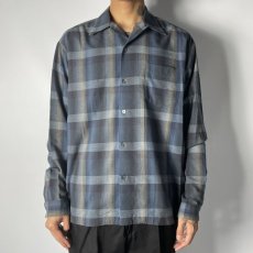 画像7: MINEDENIM  TWN Check Open Collar L/S SH (BPT) (7)