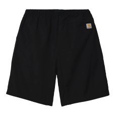 画像1: CARHARTT WIP  CLOVER SHORT (Black (stone washed)) (1)