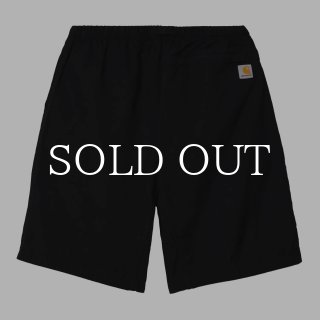 CARHARTT WIP CLOVER SHORT (Black (stone washed)) I025931