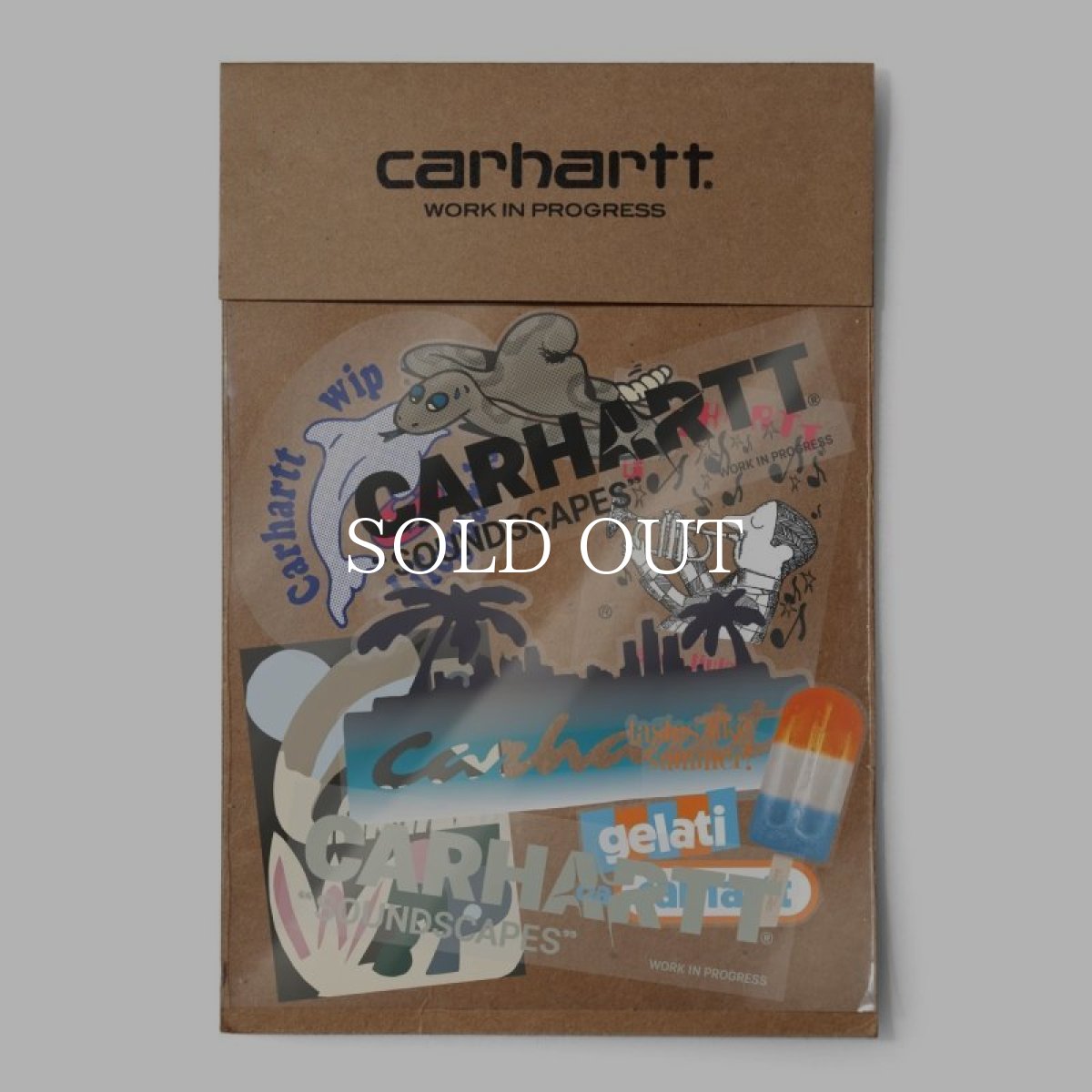 画像2: CARHARTT WIP  STICKER BAG (Multicolor) (2)