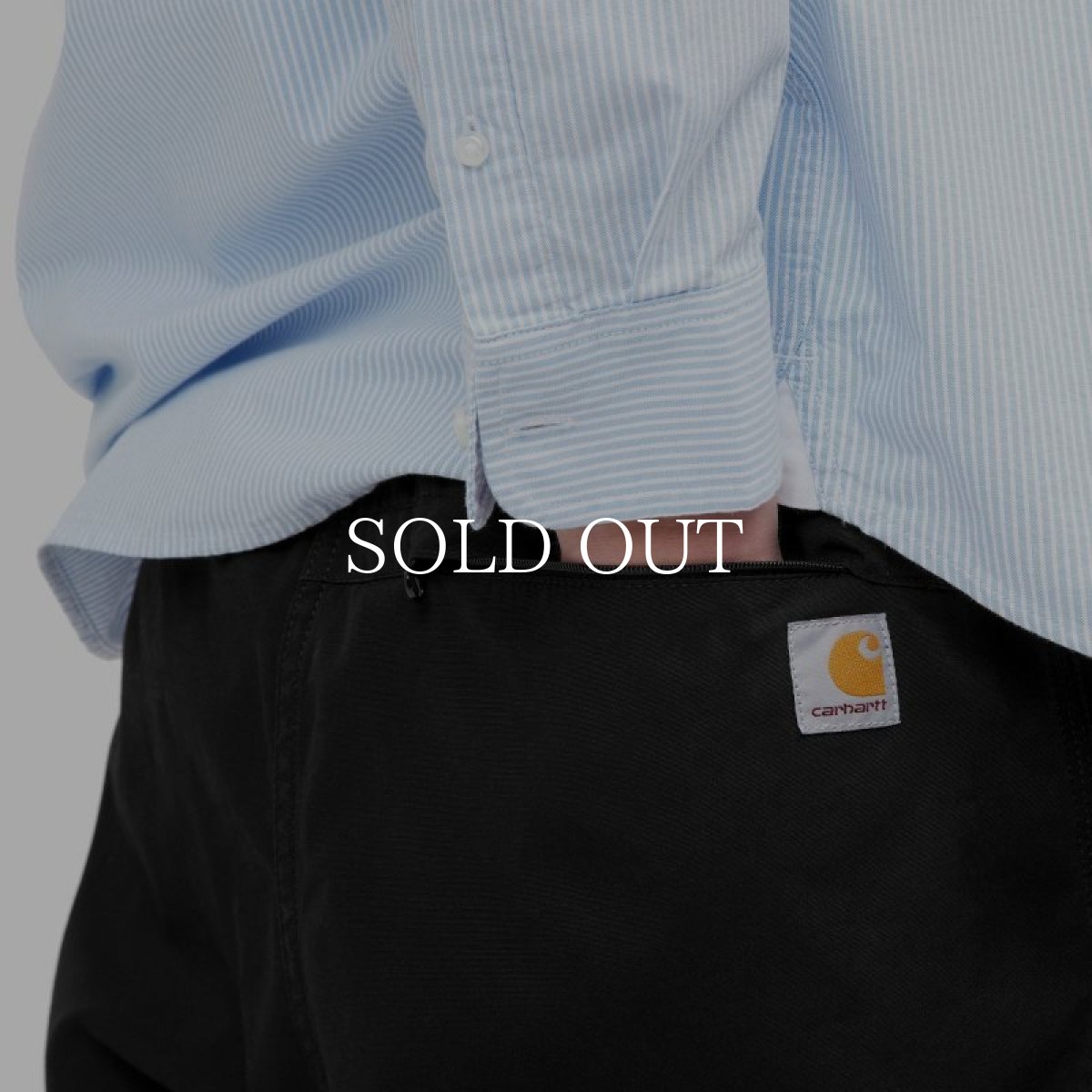 画像6: CARHARTT WIP  CLOVER SHORT (Black (stone washed)) (6)