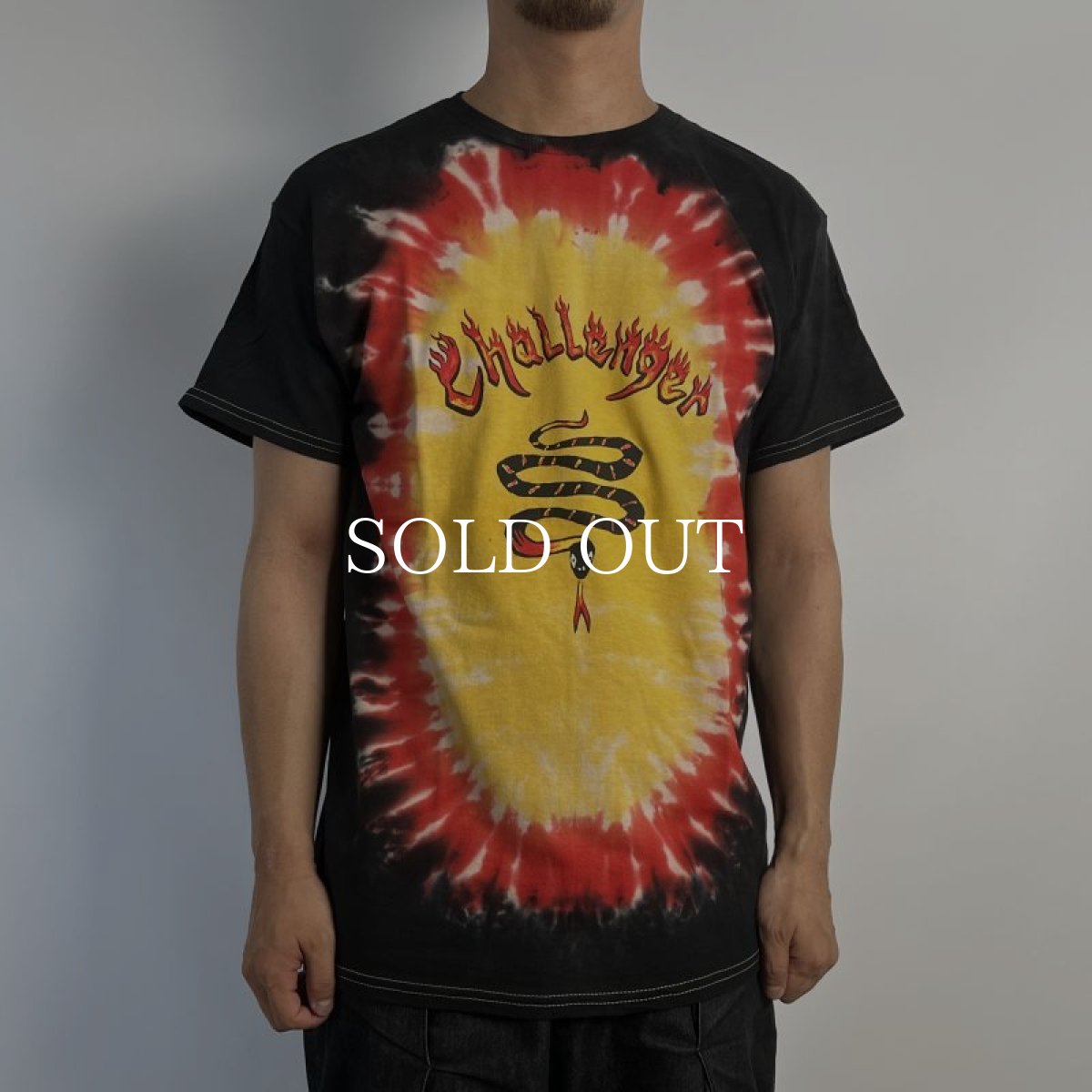 画像5: CHALLENGER  TIE DYE BURNING SNAKE TEE (TIE DYE) (5)