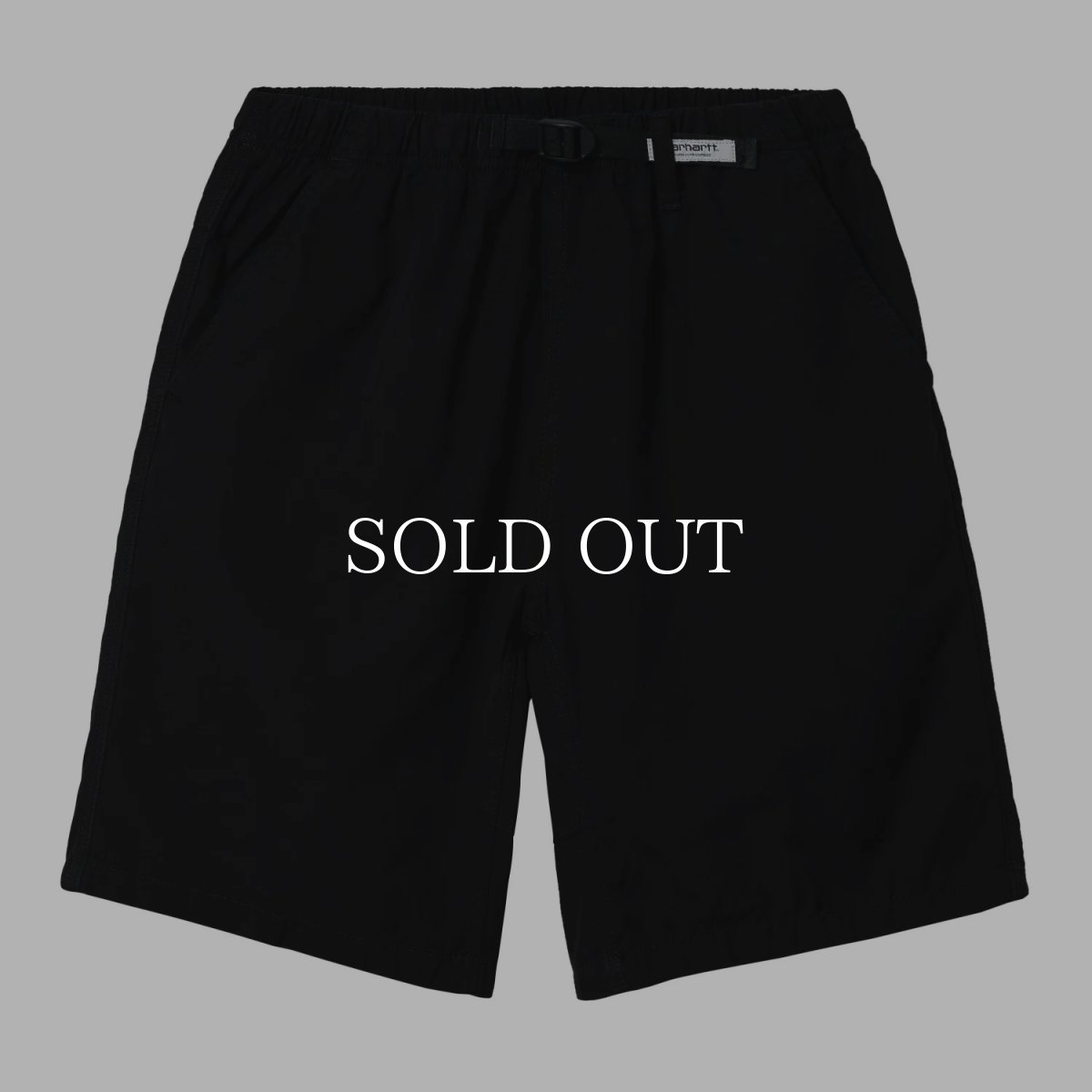 画像2: CARHARTT WIP  CLOVER SHORT (Black (stone washed)) (2)