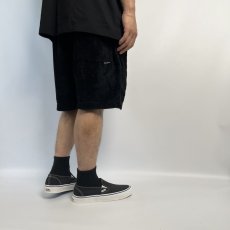 画像4: COOTIE   Garment Dyed L/C Velvet 2 Tuck Easy Shorts (Black) (4)