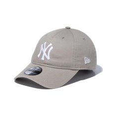 画像1: NEW ERA  9TWENTY ウォッシュドコットン ニューヨーク・ヤンキース (ぺブル × ホワイト) (1)