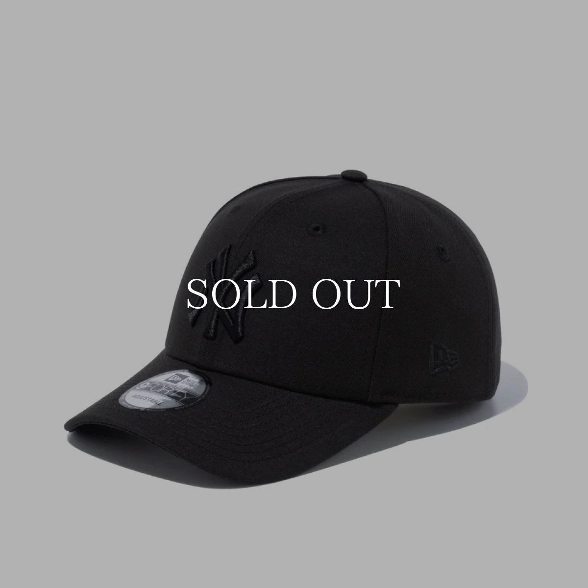 画像1: NEW ERA  9FORTY ニューヨーク・ヤンキース (ブラック × ブラック) (1)