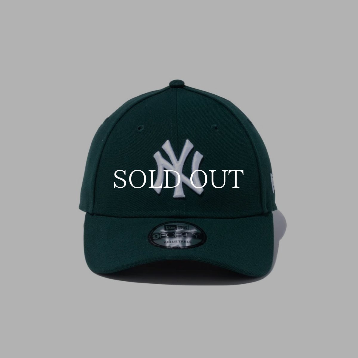画像2: NEW ERA  9FORTY ニューヨーク・ヤンキース (ダークグリーン × ホワイト) (2)