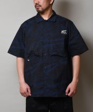 画像6: Back Channel  UTILITY HALF SLEEVE SHIRT (NAVY) (6)