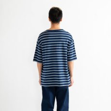 画像4: APPLEBUM  Indigo Border Pocket T-shirt (Navy Border) (4)