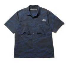 画像1: Back Channel  UTILITY HALF SLEEVE SHIRT (NAVY) (1)