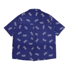 画像2: CHALLENGER  S/S MULTI SIGNATURE SHIRT (NAVY) (2)