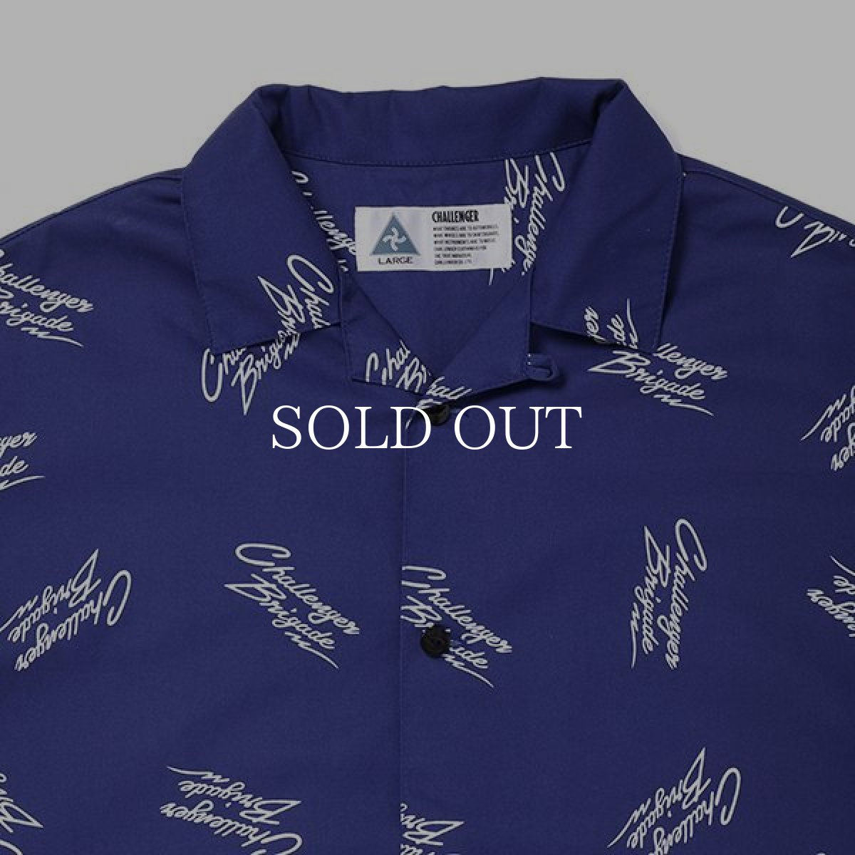 画像3: CHALLENGER  S/S MULTI SIGNATURE SHIRT (NAVY) (3)