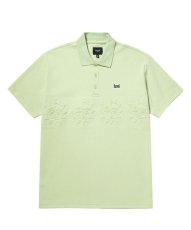 画像1: HUF  BRIGHTER DAYS POLO (SMOKE GREEN) (1)