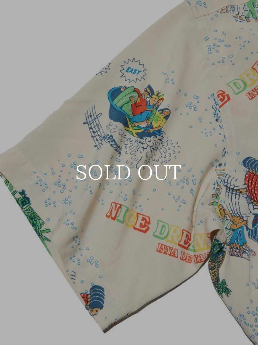 画像5: RADIALL  HOT DUB-OPEN COLLARED SHIRT S/S (Ivory) (5)