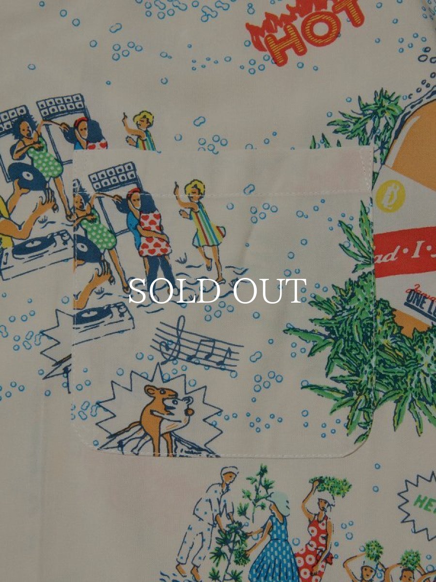 画像4: RADIALL  HOT DUB-OPEN COLLARED SHIRT S/S (Ivory) (4)