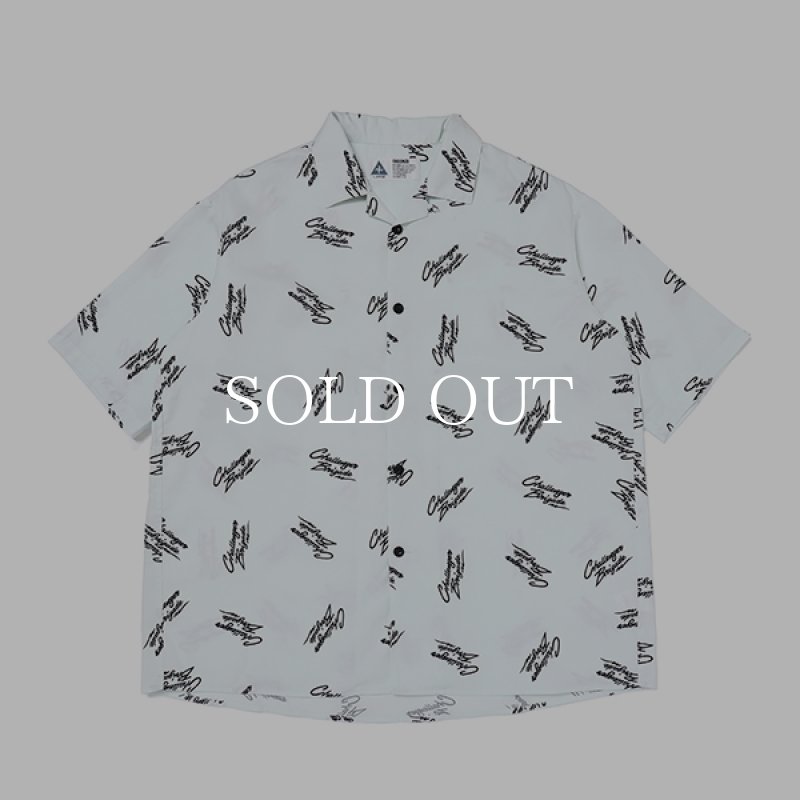 CHALLENGER S/S MULTI SIGNATURE SHIRT (WHITE) CLG-SH 023-003