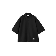 画像1: MAGIC STICK  OVER SIZED BIG POLO (BLACK) (1)