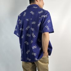 画像8: CHALLENGER  S/S MULTI SIGNATURE SHIRT (NAVY) (8)