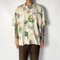 画像7: RADIALL  HOT DUB-OPEN COLLARED SHIRT S/S (Ivory) (7)