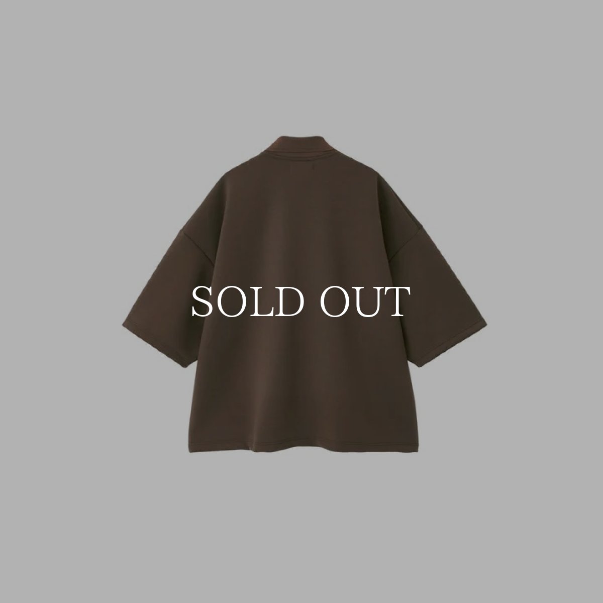 画像2: MAGIC STICK  OVER SIZED BIG POLO (BROWN) (2)