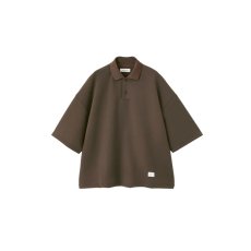 画像1: MAGIC STICK  OVER SIZED BIG POLO (BROWN) (1)