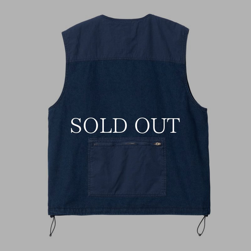 CARHARTT WIP ALMA VEST (Blue (stone washed)) i031929 公式通販