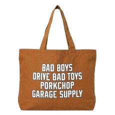 画像1: PORKCHOP GARAGE SUPPLY  TOTE BAG (CAMEL) (1)