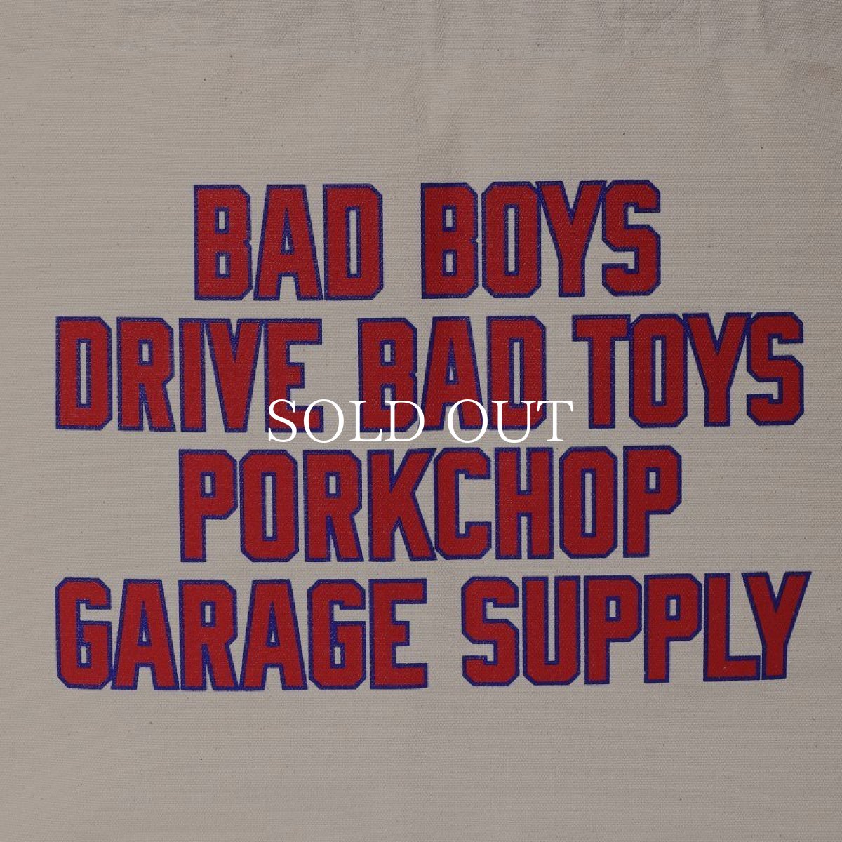 画像3: PORKCHOP GARAGE SUPPLY  TOTE BAG (NATURAL) (3)
