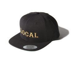 画像1: CUTRATE  CLASSIC LOCAL LOGO EMBORIDERY CAP (BLACK × YELLOW) (1)