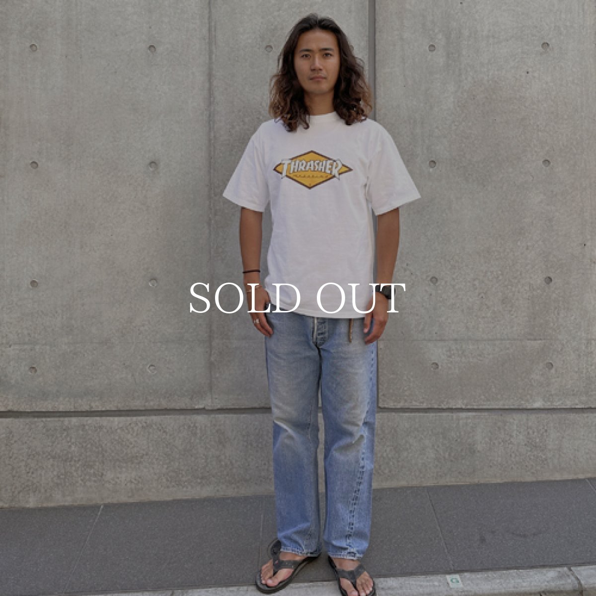 画像6: STANDARD CALIFORNIA  THRASHER × Standard California Diamond Logo T (White) (6)