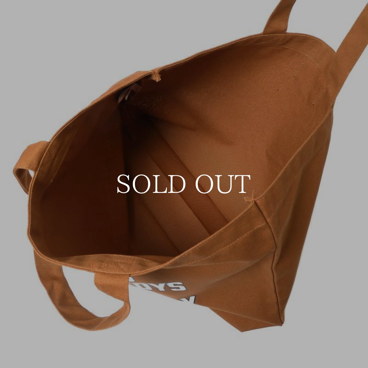 画像5: PORKCHOP GARAGE SUPPLY  TOTE BAG (CAMEL) (5)