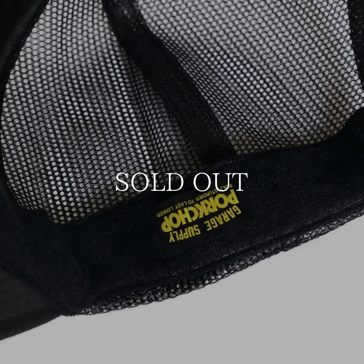 画像3: PORKCHOP GARAGE SUPPLY  PPS MESH CAP (BLACK) (3)